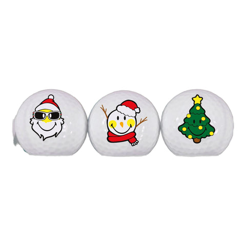 Smiley X-Mas X6 Golfbälle