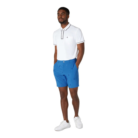Space Dyed Pete Embroidered Short Herren