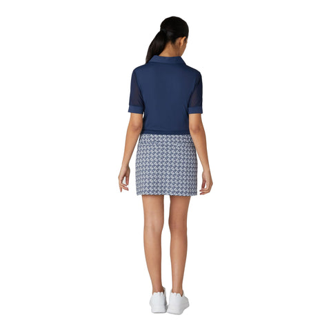 Geo Printed Side Blocked Skort Damen
