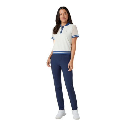 Waist Length Colourblock Polo Damen