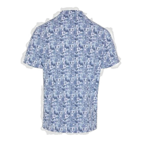 Pete Game Grid Print Polo Herren