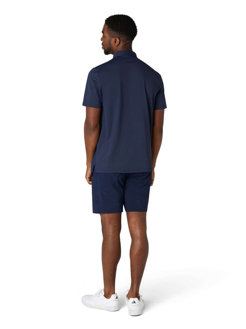 Pete'S Vertical Colour Block Print Polo Herren