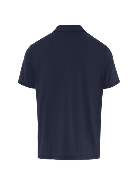 Pete'S Vertical Colour Block Print Polo Herren