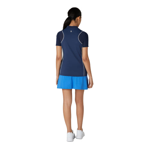 Mesh Sleeve Frontzip Shirt Damen