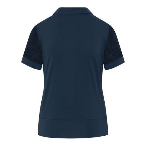 Mesh Blocked Polo Damen