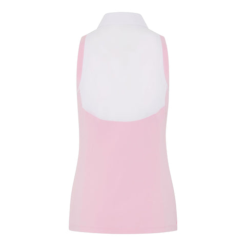 Colour Block Meshback Poloshirt Damen