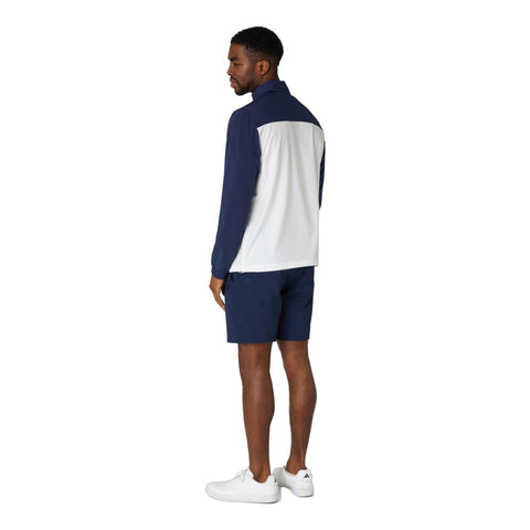 1/4-Zip Lightweight Colour Block Wind-Sweater Herren