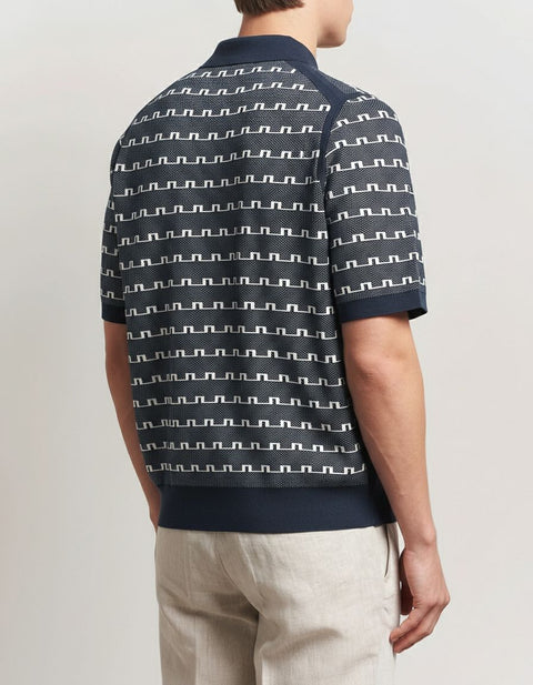 3D Bridge Monogram Poloshirt Herren