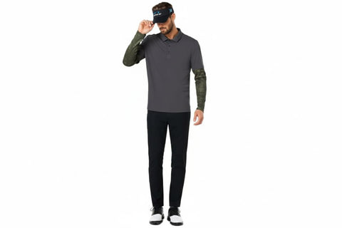Polo LS Printed Sleeve Polo Herren