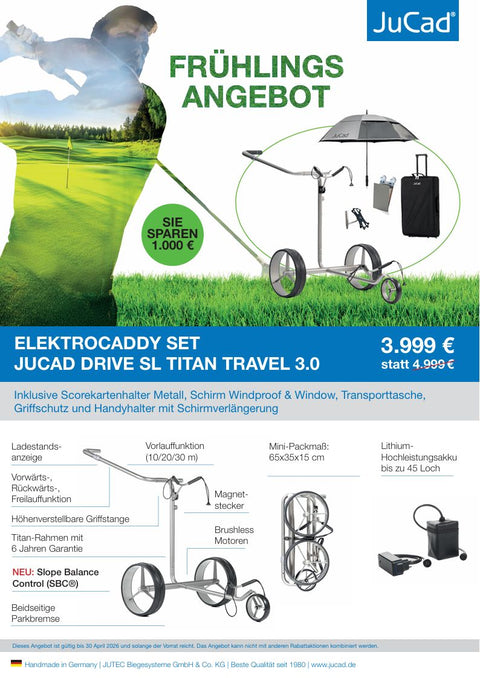 Drive SL Titan Travel 3,0 Elektrocaddy