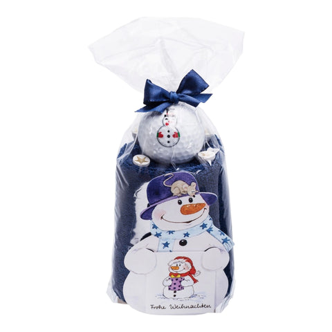 Schneemann Golf-Geschenkset