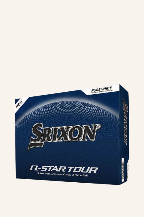 Srixon Q-Star Tour 6 Golfbälle, Packung Weiss