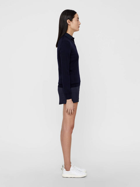 W Amaya True Merino Sweater Navy Damen