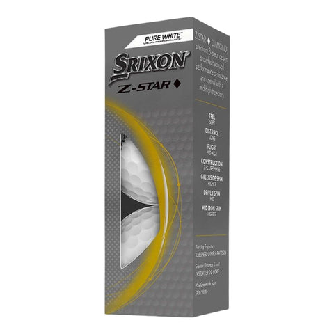 Z-Star Diamond Golfbälle Herren
