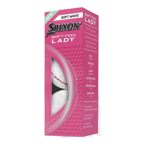 Srixon Soft Feel Lady Golfbälle Soft White 1 Dutzend Damen