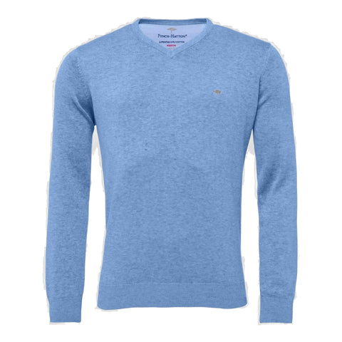 V-Neck Superfine Golf Pullover Herren