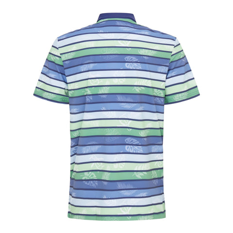 Original Resort Stripe Print Golf Polo Herren