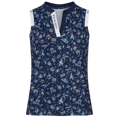 Abby Poloshirt ärmellos Damen