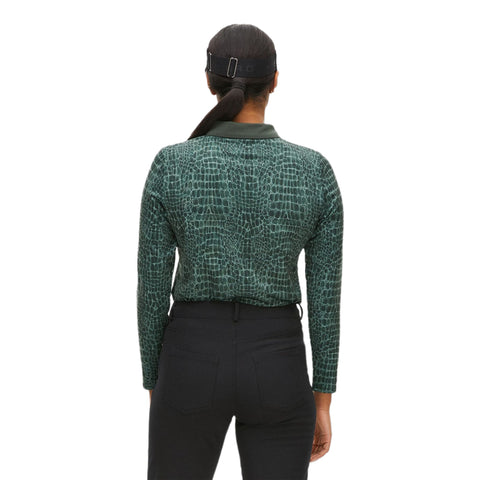 Sia Golf Polo Langarm Crocco Damen