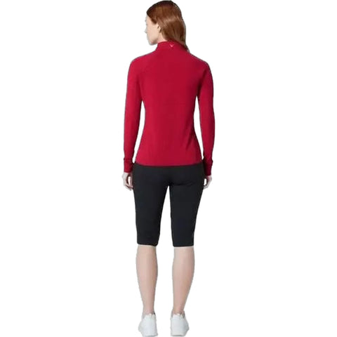 Lightweight Knit 1/4 Zip Sweatshirt Damen