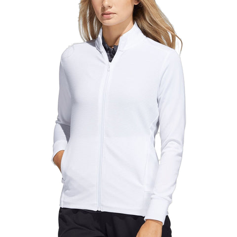 Textured Full-Zip Jacke Damen