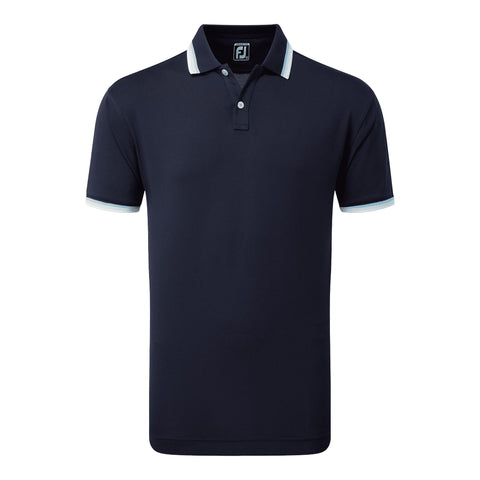 Solid Trim Poloshirt Herren