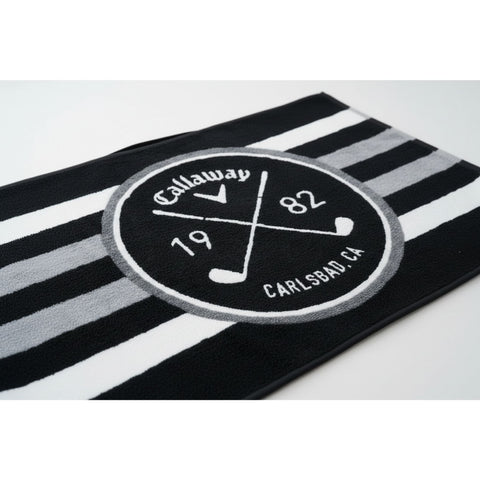 TW CART TOWEL 16X24 BLK/WHT/CHRCL 20