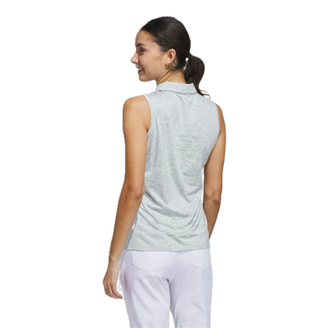 Ultimate365 Jacquard Sleeveless Polo Damen