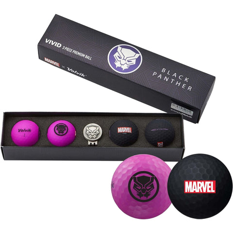 Vivid Black Panther Golfbälle