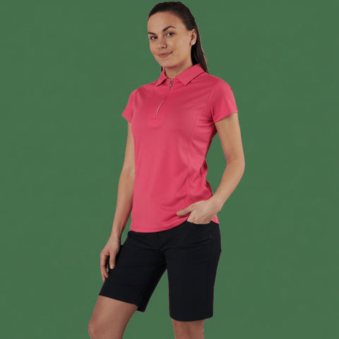 W Mira Mesh Cap S Polo Shirt Damen