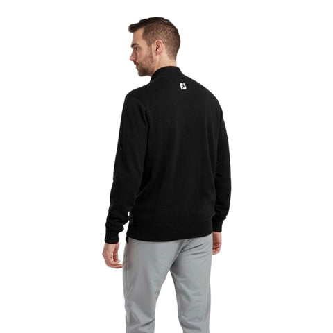 Wool Blend Lined 1/2 Zip Pullover Herren