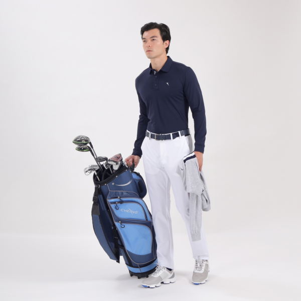 Textil-Oberbekleidung Chervo M Polo Allusivo Blau von Chervo im Golf Star Online Shop