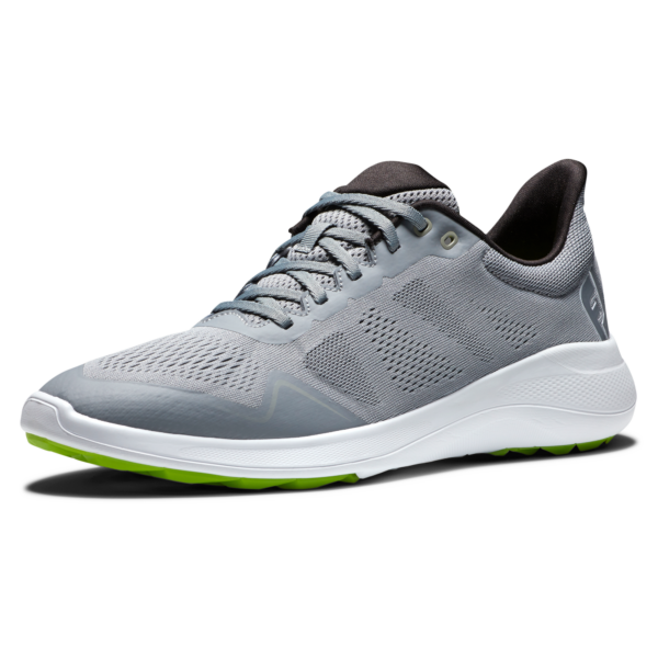 Schuhe Footjoy Golfschuh M Flex Athletic Grau/Weiß von Footjoy im Golf Star Online Shop