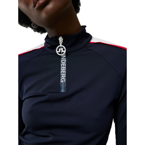 Textil-Oberbekleidung J.Lindeberg Kora Golf Mid Layer JL Navy Damen von J.Lindeberg im Golf Star Online Shop