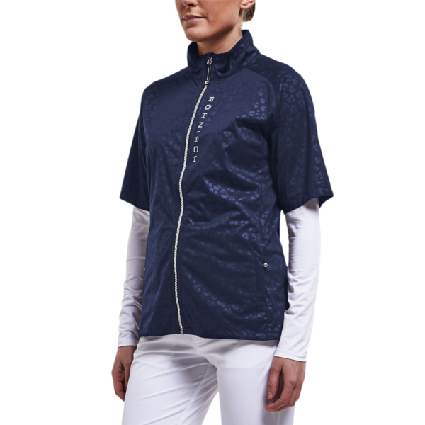 Textil-Oberbekleidung Röhnisch Mae Wind SS Clover Embosse Stream von Röhnisch im Golf Star Online Shop