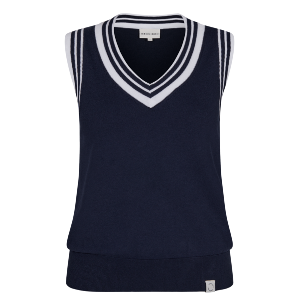 Textil-Oberbekleidung Röhnisch Mae Knitted Golf Vest Damen Navy von Röhnisch im Golf Star Online Shop