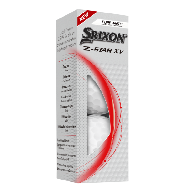 Golfbälle Srixon Golfbälle Z-Star XV 8 [12Bälle] Weiß von Srixon im Golf Star Online Shop