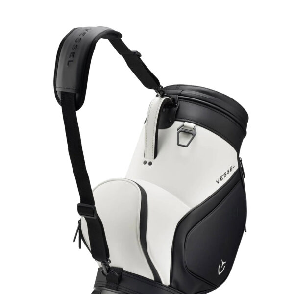 Bags Vessel Golfbag Cool Caddy Schwarz/Weiß von Vessel im Golf Star Online Shop